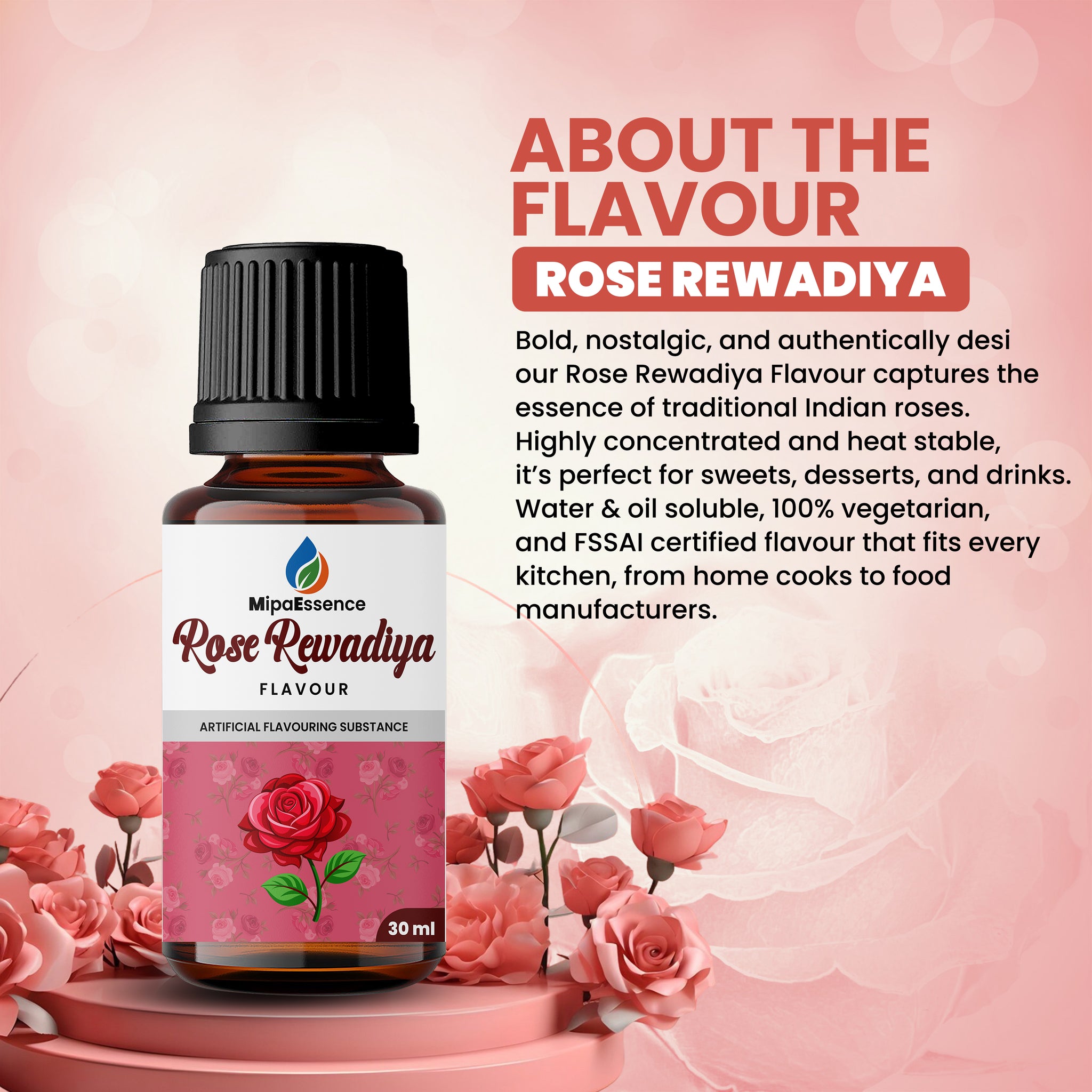 about MipaEssence Rose Rewadiya Food Flavour