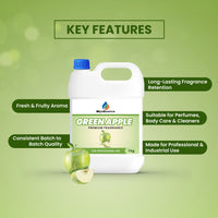 MipaEssence Green Apple Fragrance Essence in 1kg Jerrycan – Fresh & Fruity Aroma for Perfumes, Soaps & Cleaners