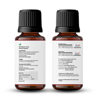 Full label view of MipaEssence Strawberry Crush Flavour bottle showing ingredients, usage, manufacturing details, and FSSAI license.