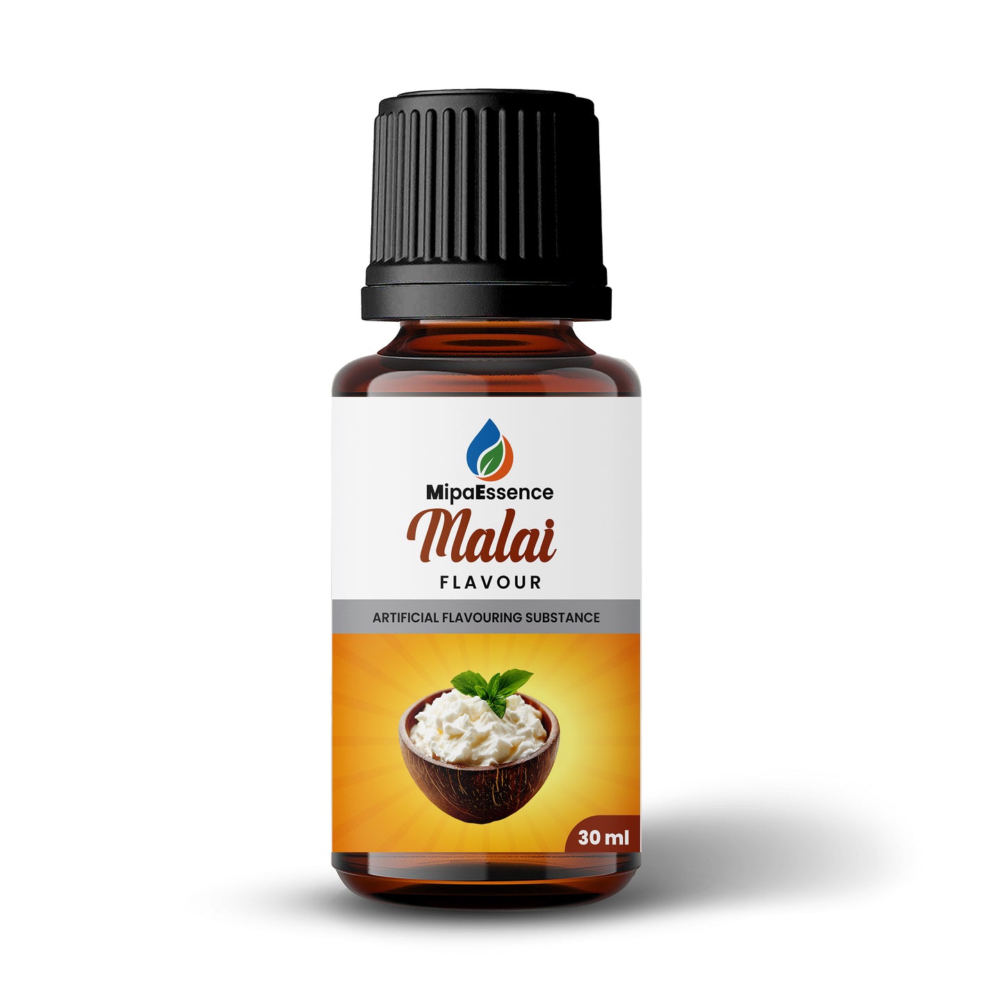 MipaEssence Malai Flavour Essence – 30ml bottle of creamy dairy essence for traditional sweets and desserts.