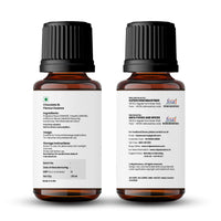 Label and ingredient details of MipaEssence Chocolate DL Flavour bottle – FSSAI, ISO certified