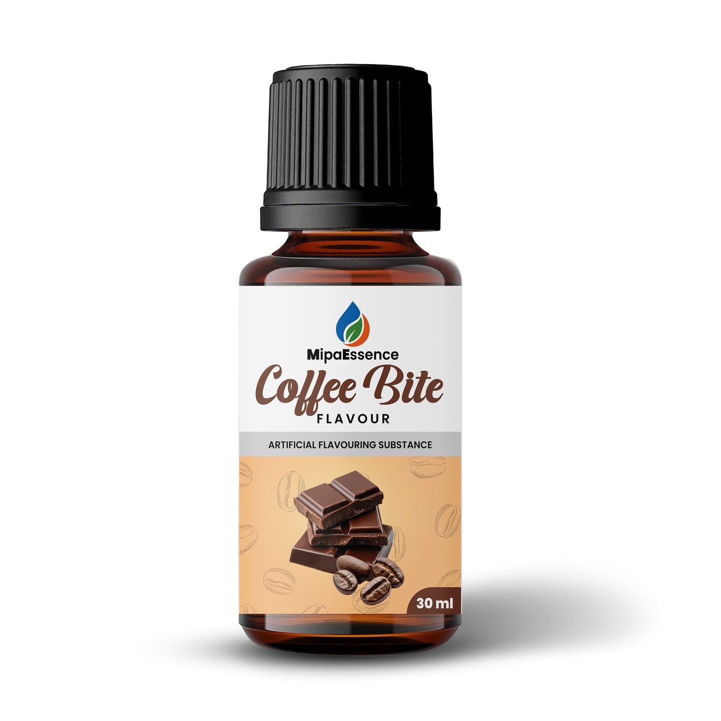 MipaEssence Coffee Bite Flavour 30ml bottle – artificial flavouring substance with chocolate coffee profile