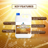 Key features of Real Super Fragrance – strong aroma, consistent quality, and industrial-grade scent