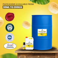 MipaEssence Banana Ripe Flavour – Available in 30ml, 1kg, and 200kg packs for beverages, desserts, and confectionery.