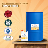 MipaEssence Butter Nice Flavour – Pack shots of 30ml, 1kg, and 200kg sizes for versatile food and snack uses.