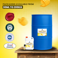 MipaEssence Butter UGD Flavour – Displayed in 30ml, 1kg, and 200kg packs for use in bakery and snack industries.