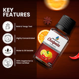 MipaEssence Chatpata Food Flavour – Bold and Tangy Taste, Highly Concentrated, Water and Oil Soluble, 100% Vegetarian & FSSAI Certified.