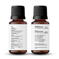 30ml bottle label of MipaEssence Chatpata Flavour showing composition, dosage, certifications, and safety details.