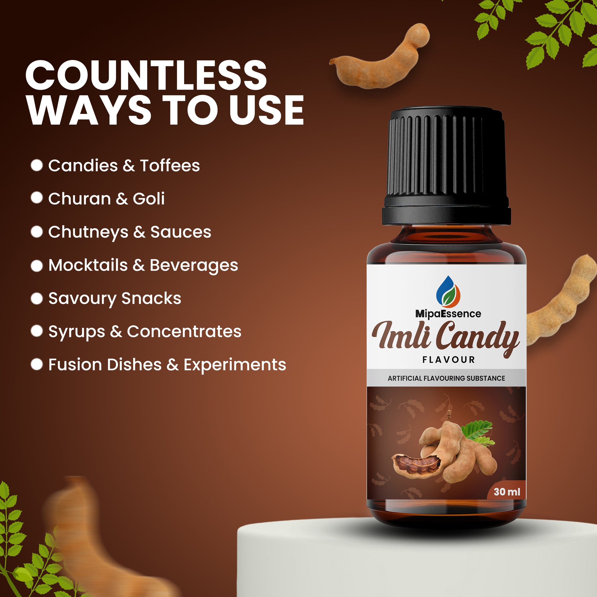 Applications of MipaEssence Garlic Flavour – Suitable for pickles, chutneys, snacks, namkeens, sauces, and gravies.