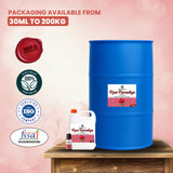 MipaEssence Rose Rewadiya Flavour – 30ml bottle, 1kg can, and 200kg drum packaging for food-grade floral flavouring.