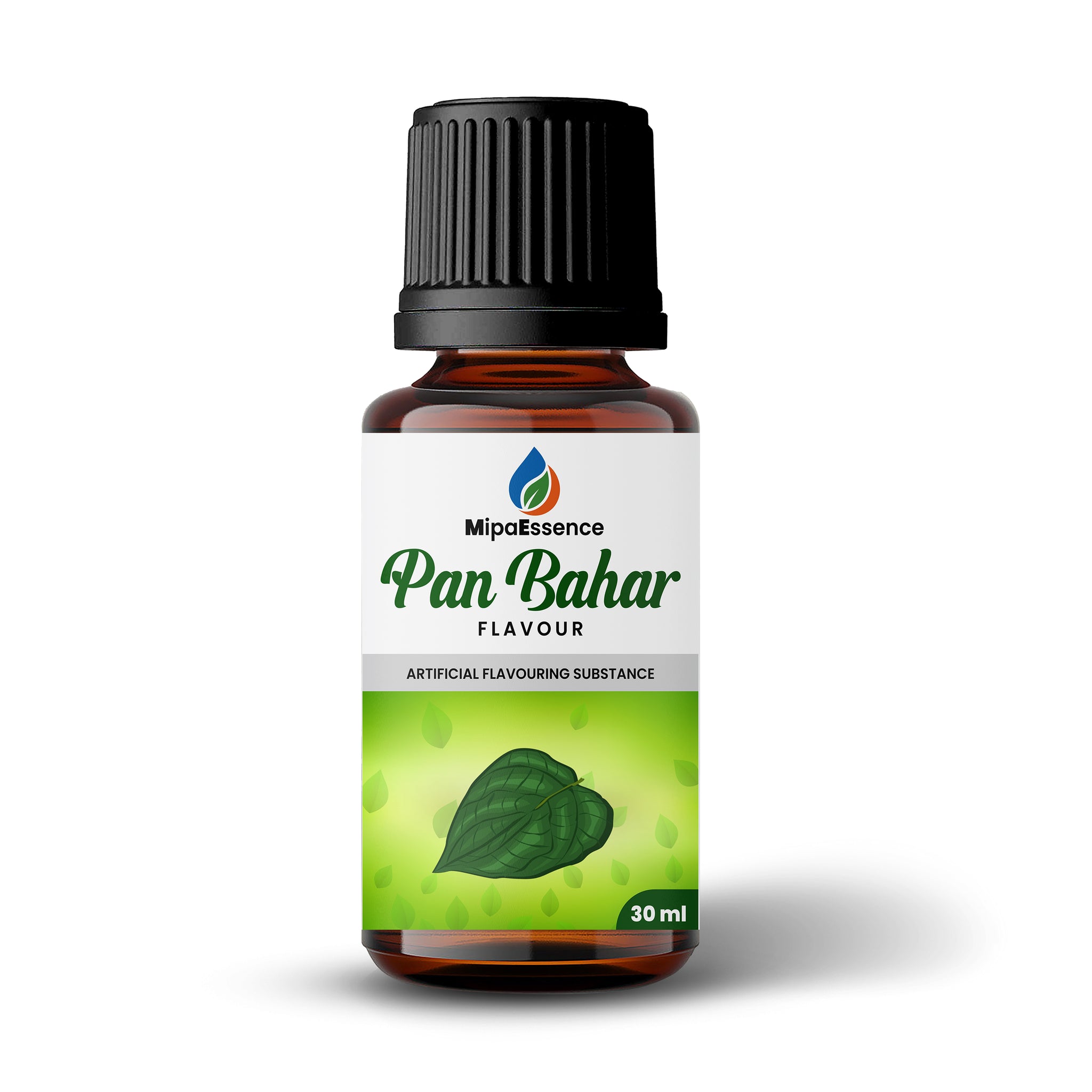 MipaEssence Pan Bahar Flavour 30ml bottle image with leaf-themed label and classic betel leaf visual.