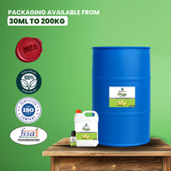 MipaEssence Pista Flavour packaging available from 30ml to 200kg with ISO, FSSAI, and vegetarian certifications