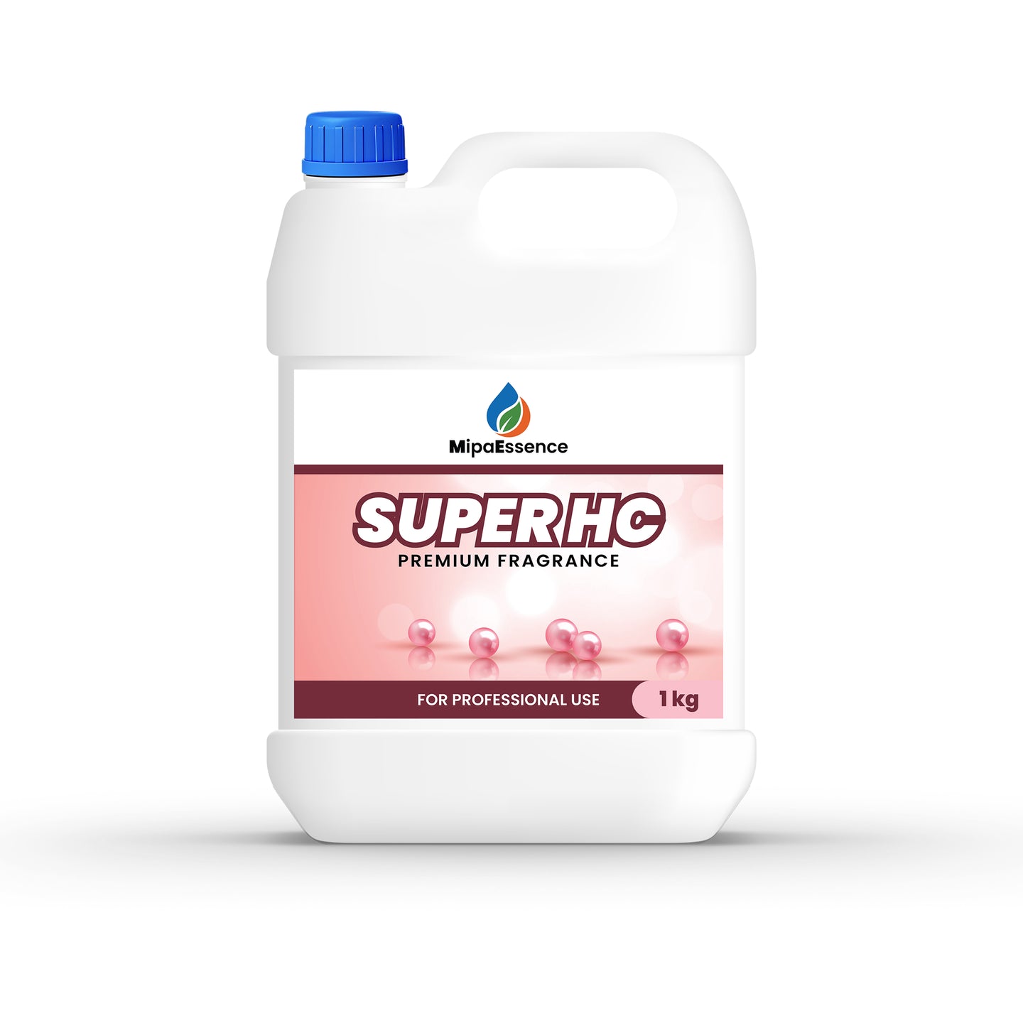 Front product image of MipaEssence Super HC Fragrance in 1kg packaging for industrial and personal care use